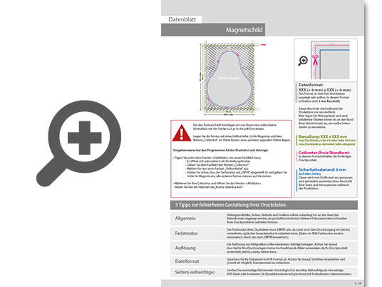 Product Bild hochwertiges_magnetschild_in_birne-form