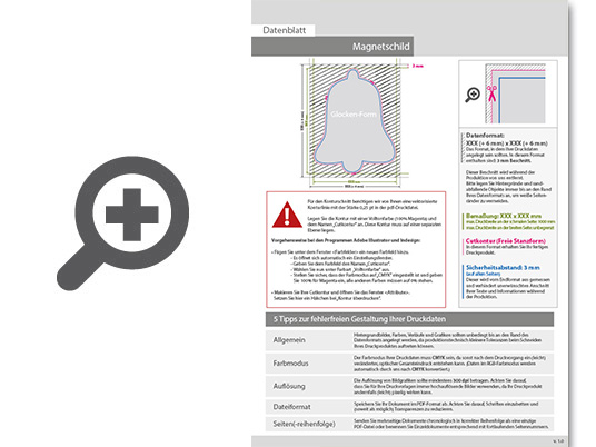 Product Bild hochwertiges_magnetschild_in_glocke-form