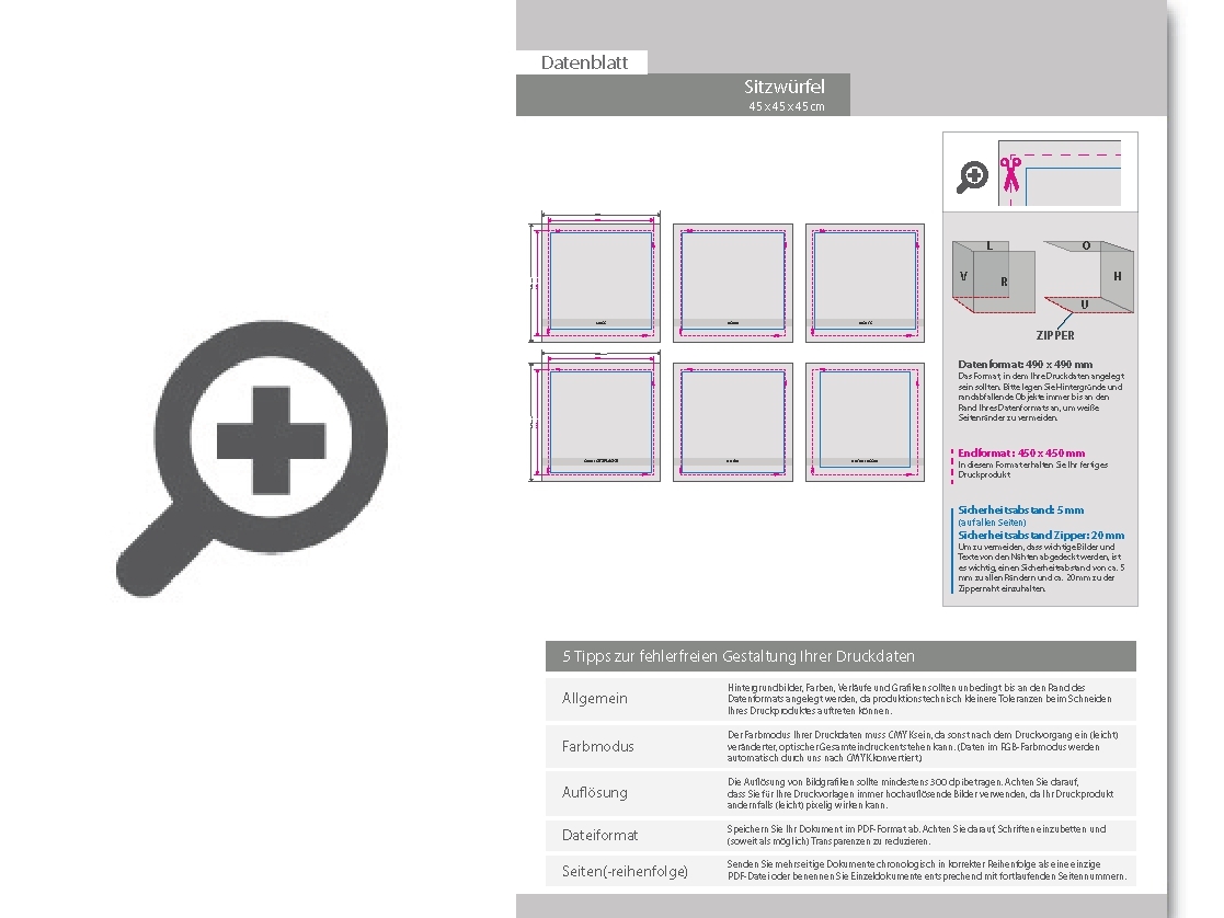 Product Bild wechselbezug_f__r_outdoor_sitzw__rfel_cube_45__komplett_vollfl__chig_4-farbig_bedruckt