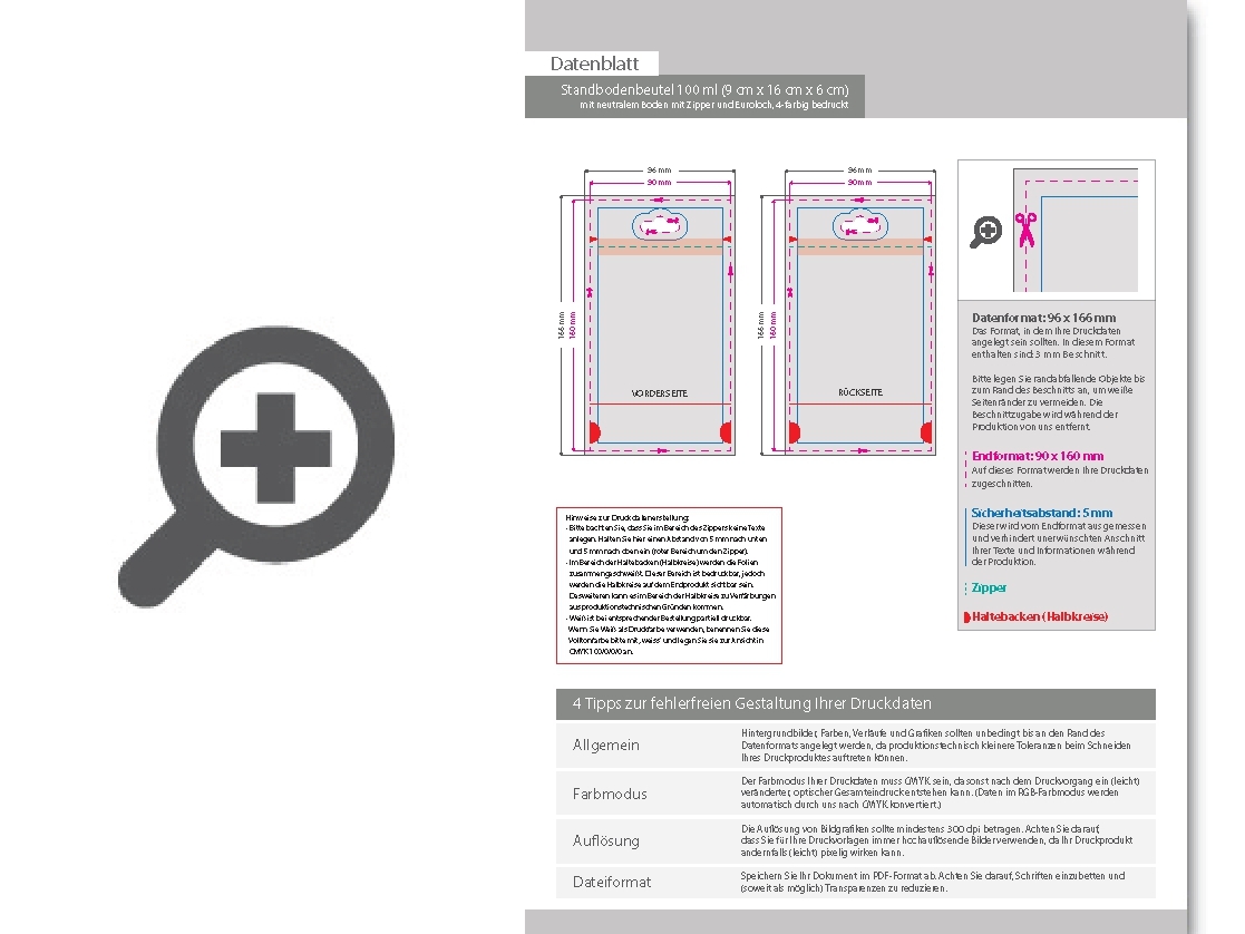 Product Bild standbodenbeutel_100_ml_(9_cm_x_16_cm_x_6_cm)_mit_neutralem_boden_mit_zipper_und_euroloch__4-farbig_bedruckt
